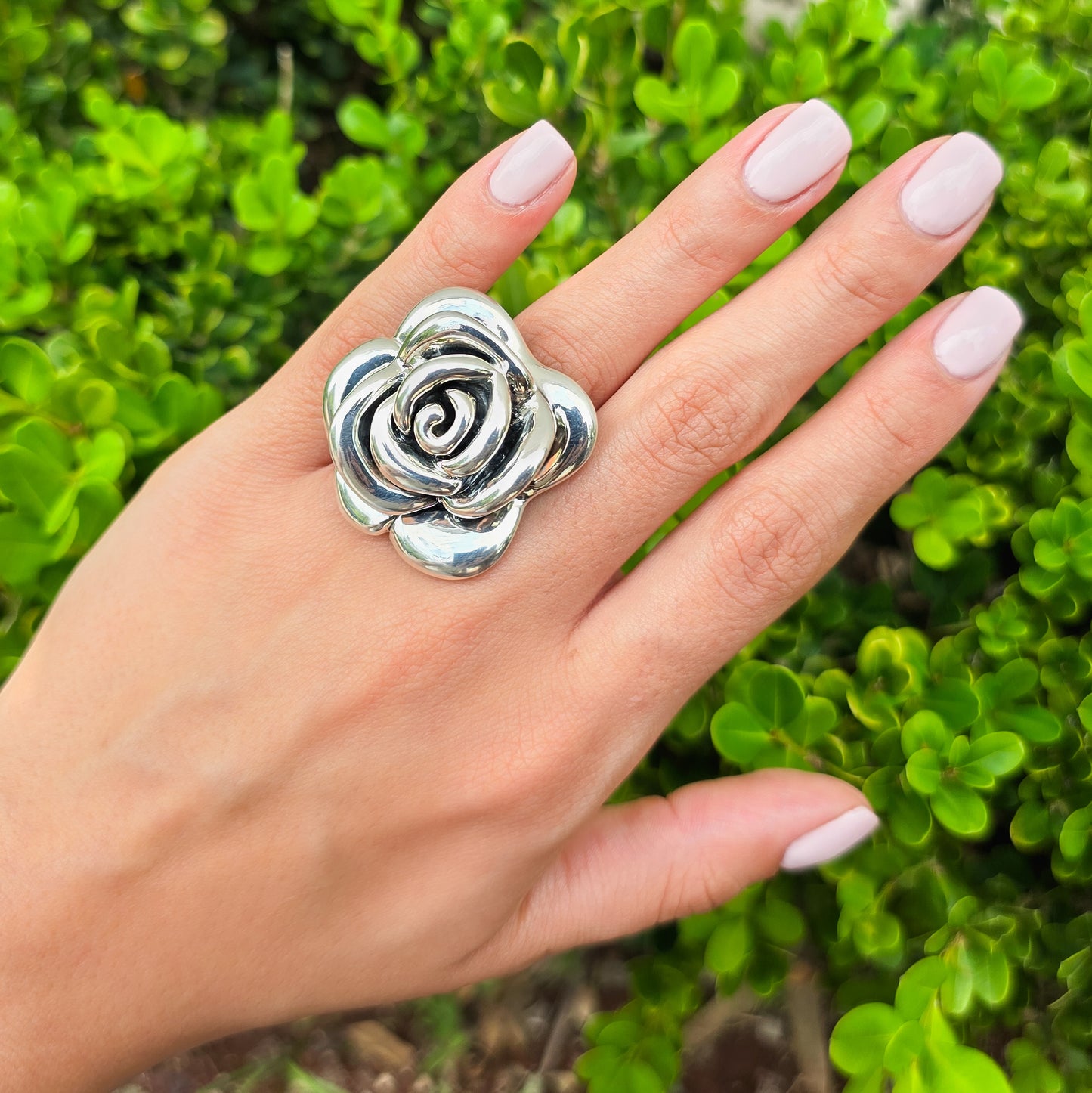 Rosa Silver Ring