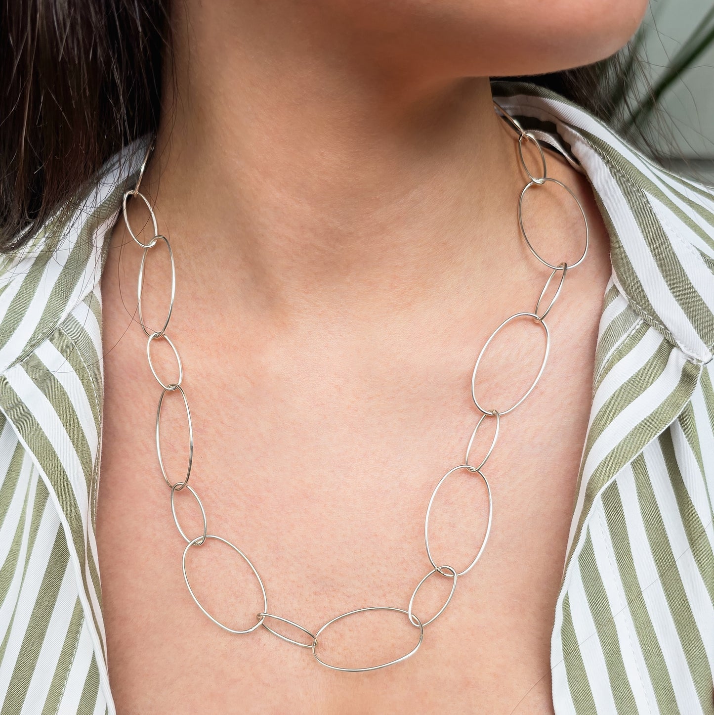 Aros Silver Necklace