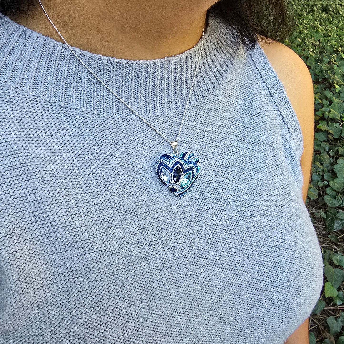 Corazon Sterling Silver Necklace