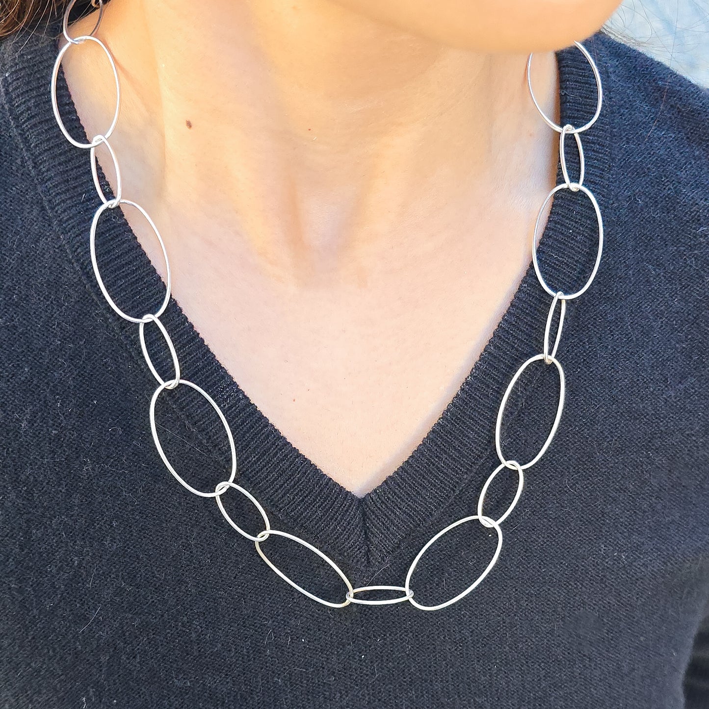 Aros Silver Necklace