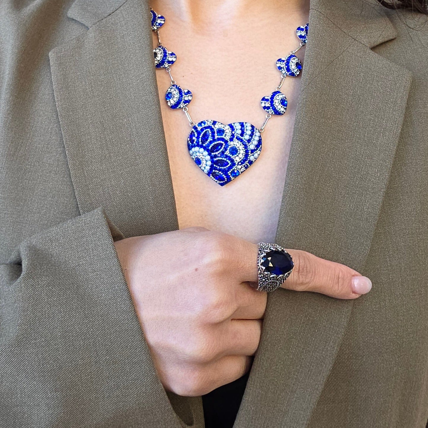Talavera Silver Necklace