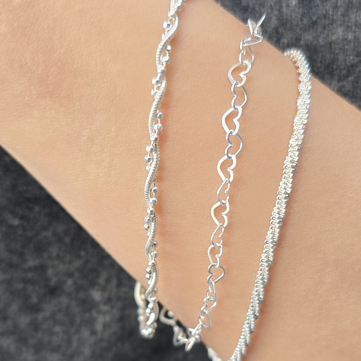 Valentin Silver Bracelet