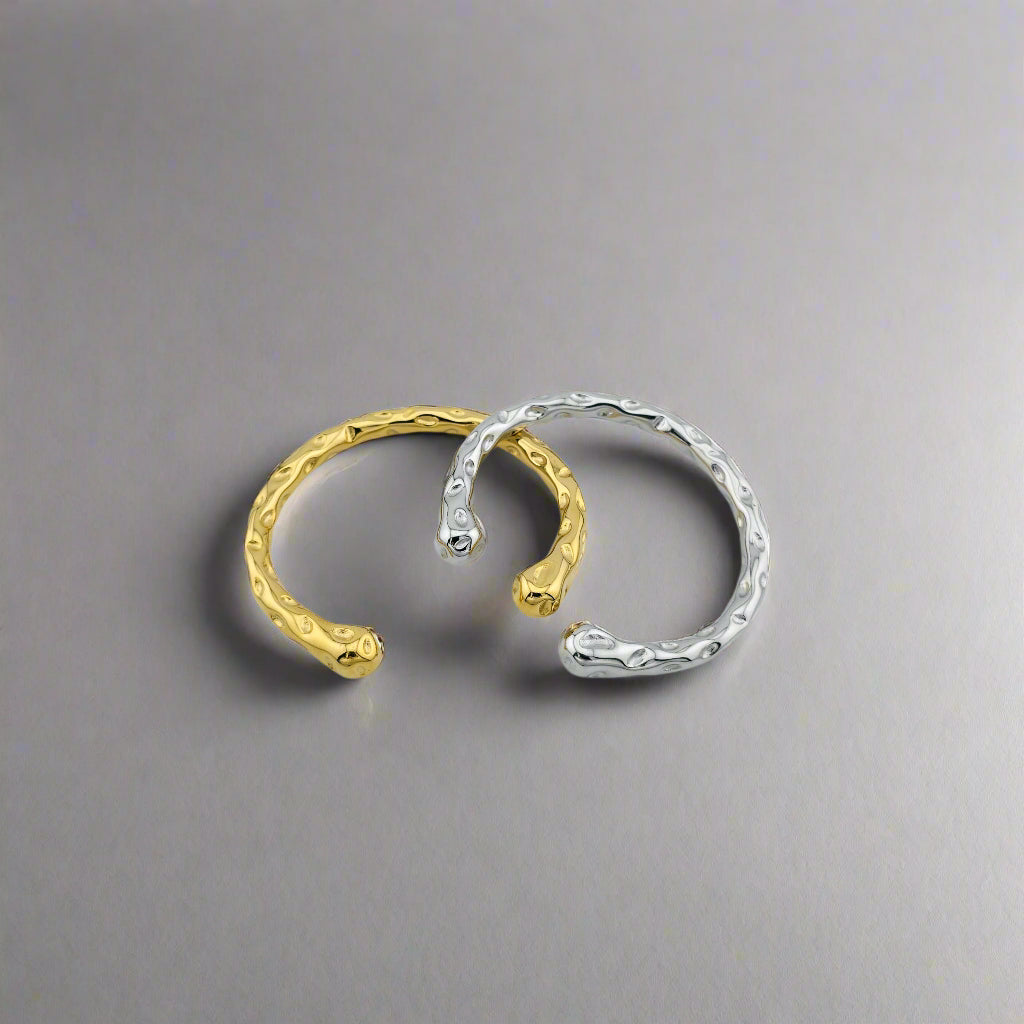Zion - Gold Plated Stainless Steel Cuff Bracelet