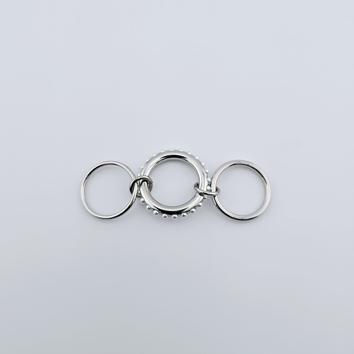 Destiny - Gold Stack Pearl Ring