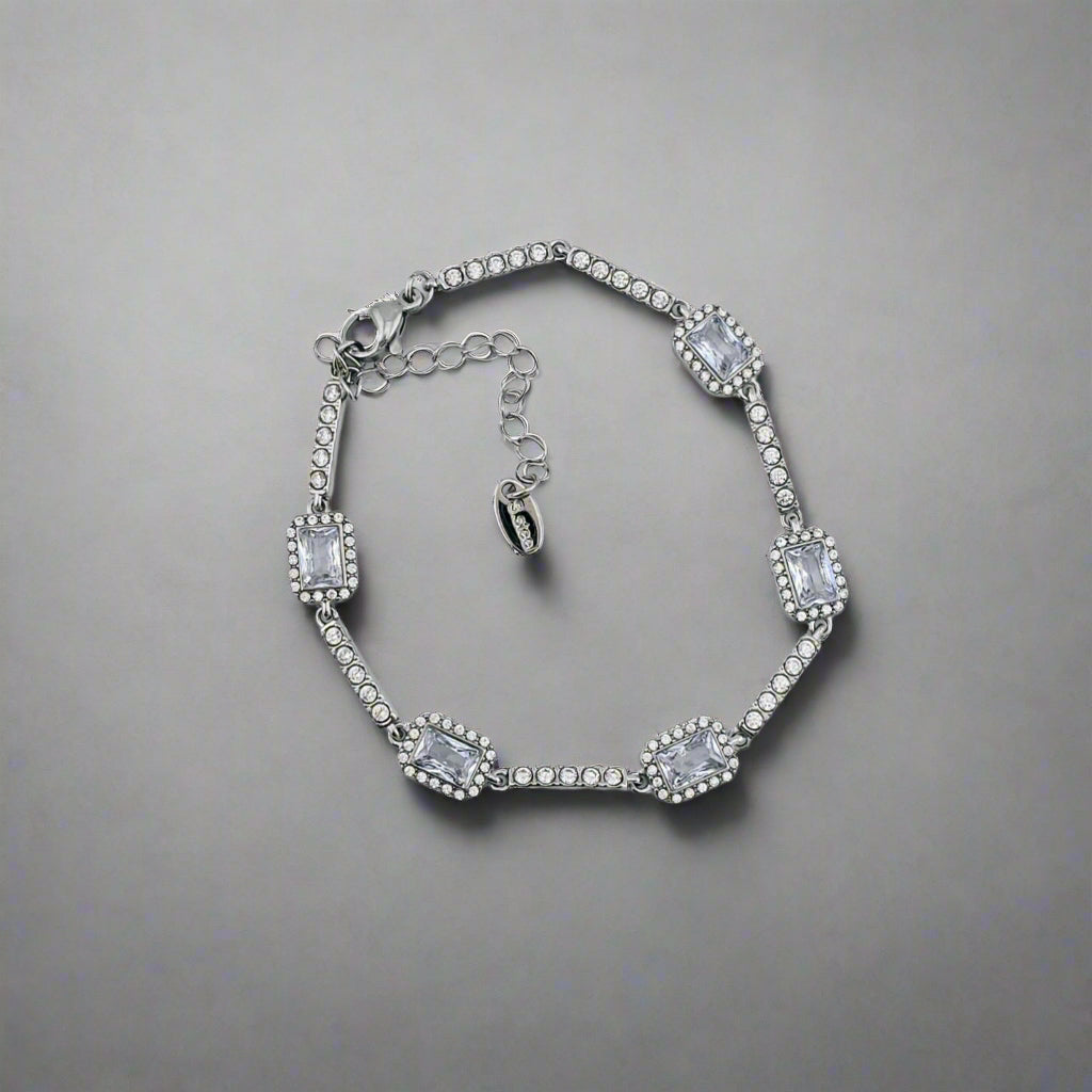 Audrey - Gold & Cubic Zirconias Tennis Bracelet
