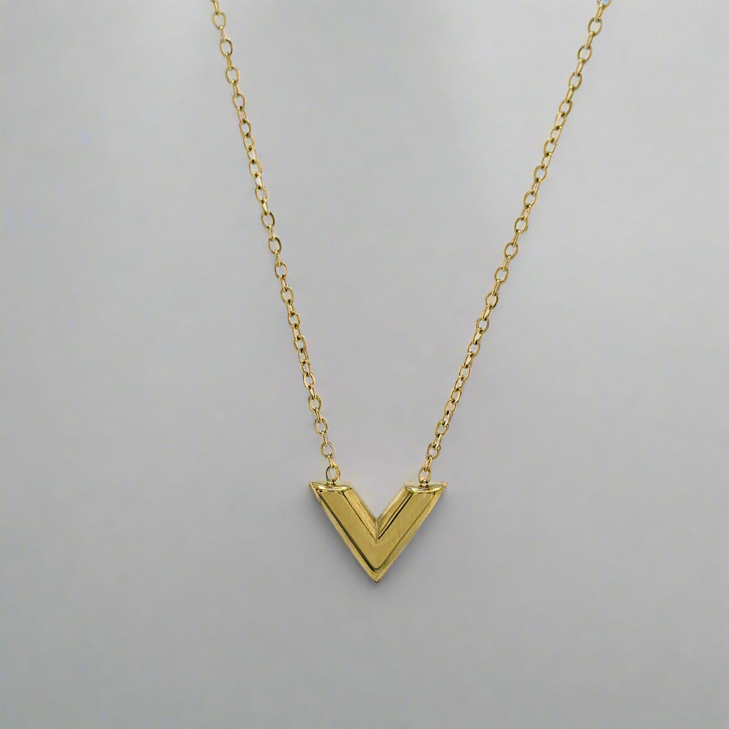 Arrow - Gold Accent Necklace