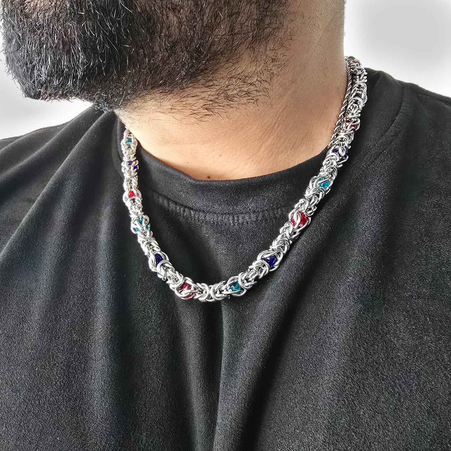 Constantine - Byzantine Chain Stainless Steel Necklace