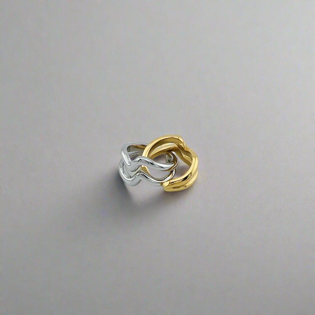 Waves - Gold Accent Singlet Cuff Earring