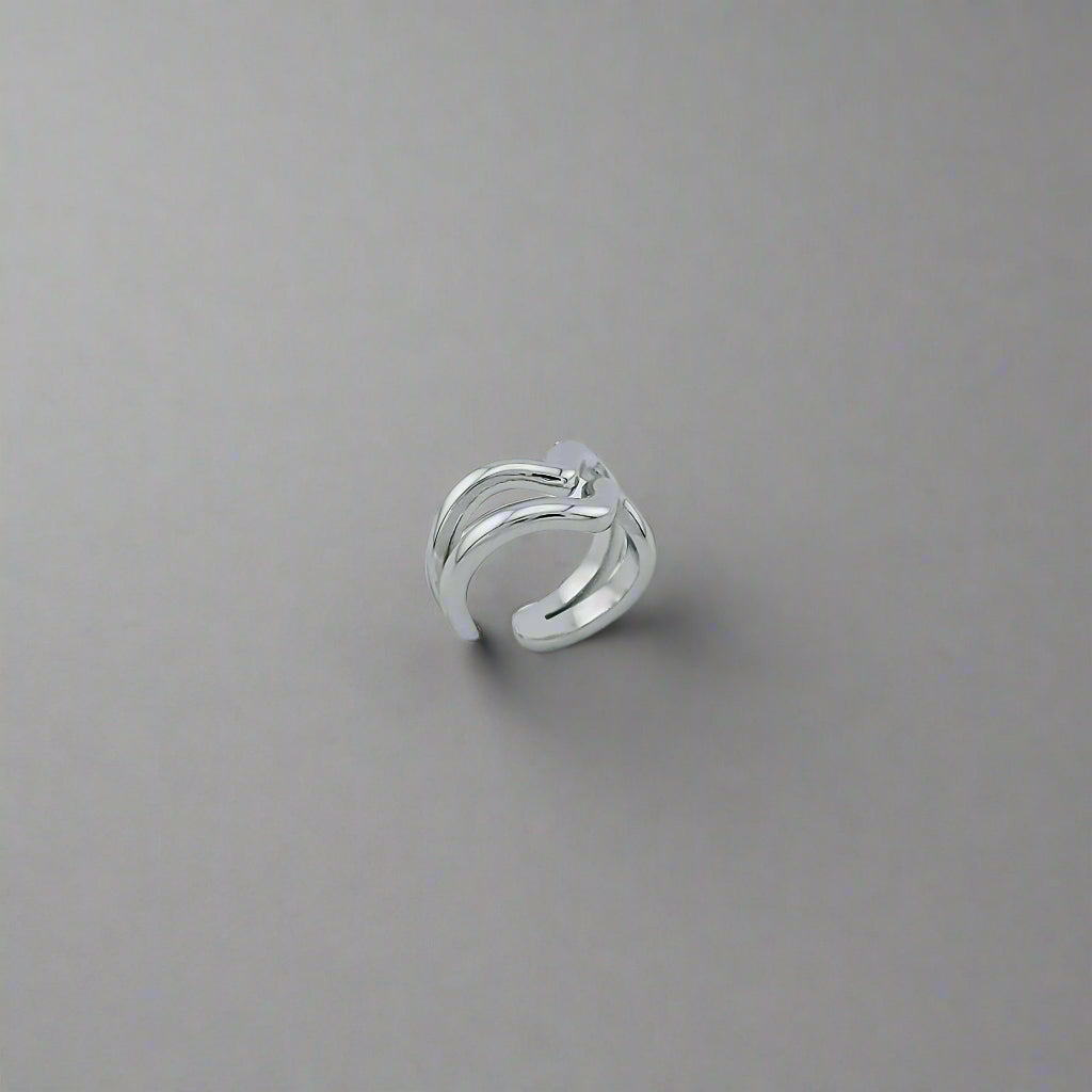 Waves - Gold Accent Singlet Cuff Earring