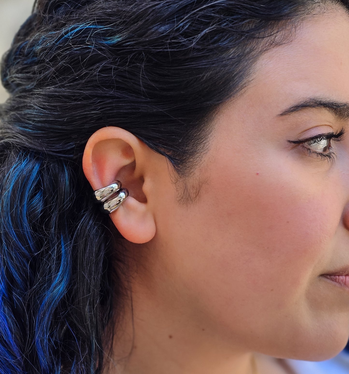 Icon - Gold Irregular Single Ear Cuff Earring