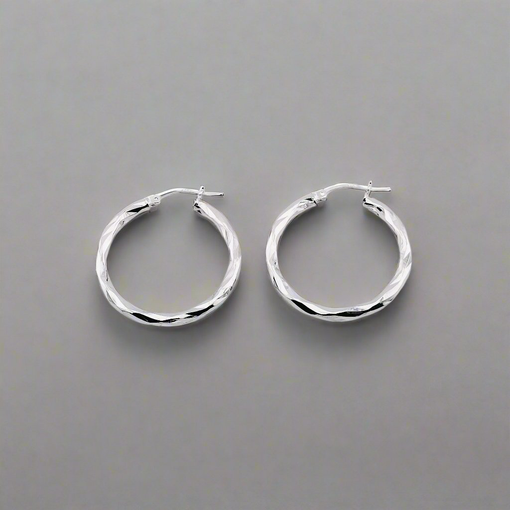 Nay Silver Hoops