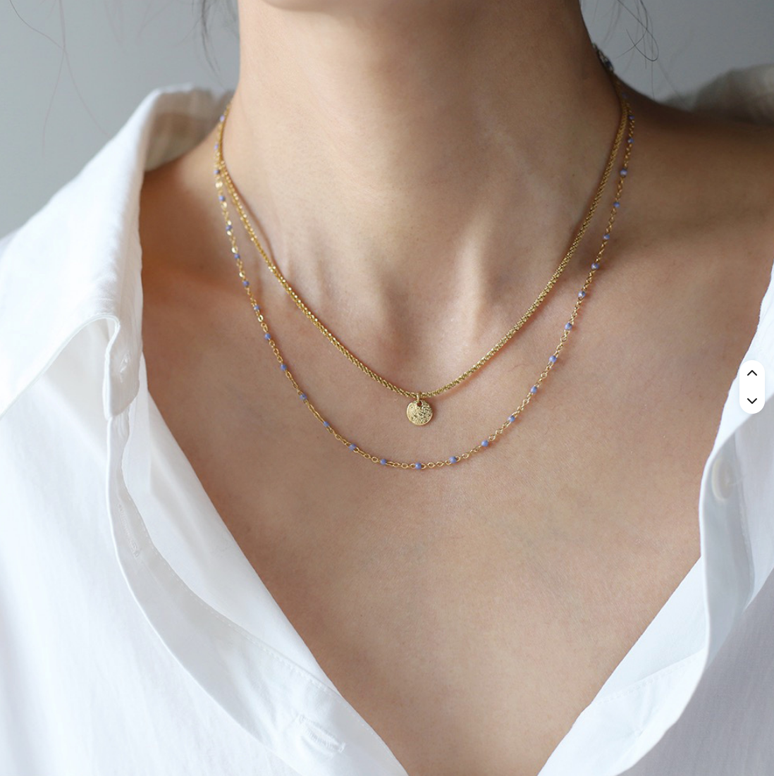 Finesse - Gold Double Chain Necklace