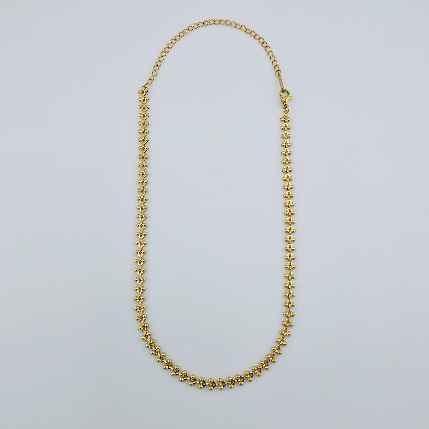 Cherries - Gold Adjustable Choker Necklace