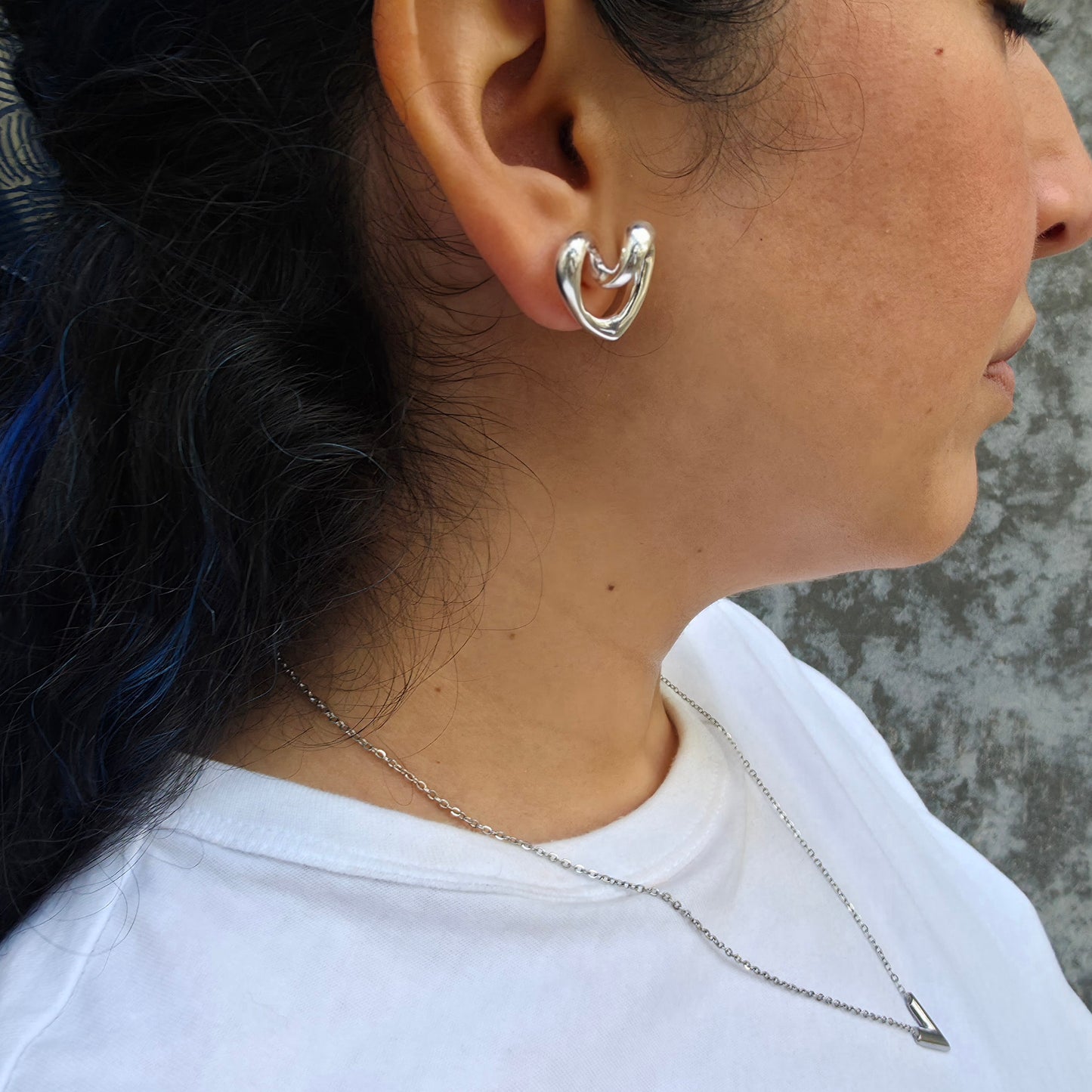 Silver Arrow - Stainless Steel Necklace
