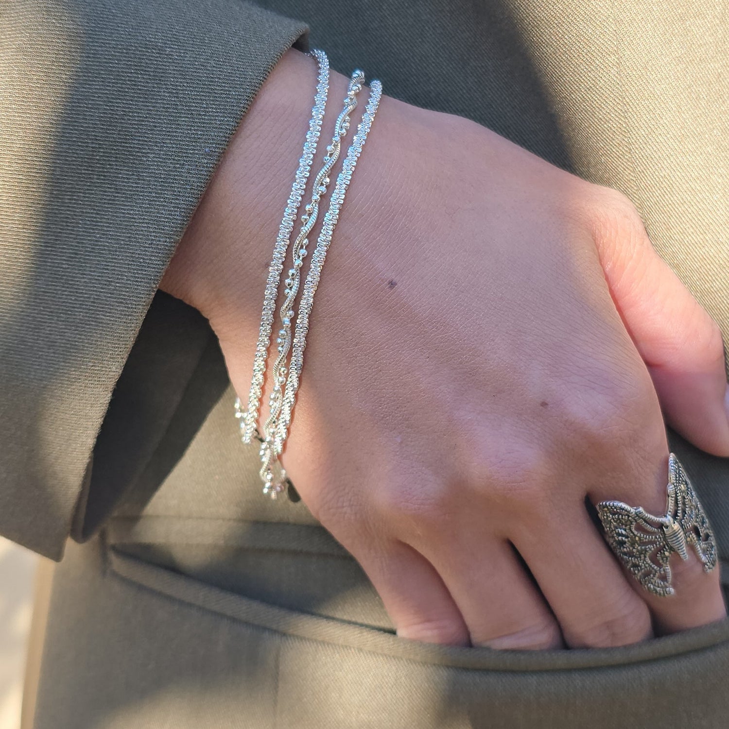 SILVER BRACELETS
