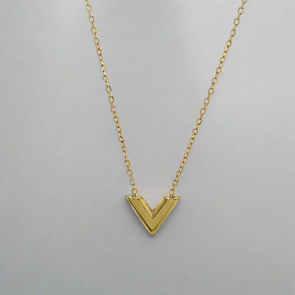 Arrow - Gold Accent Necklace