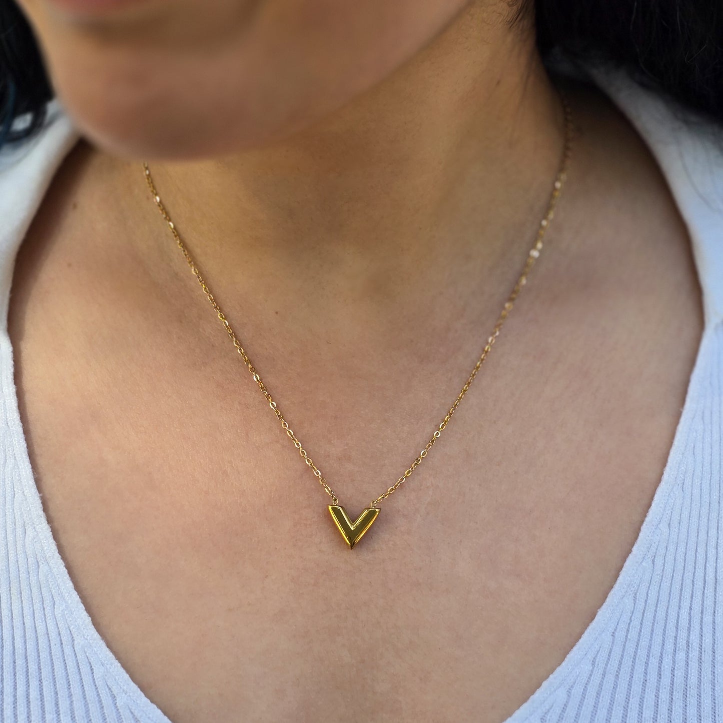 Arrow - Gold Accent Necklace