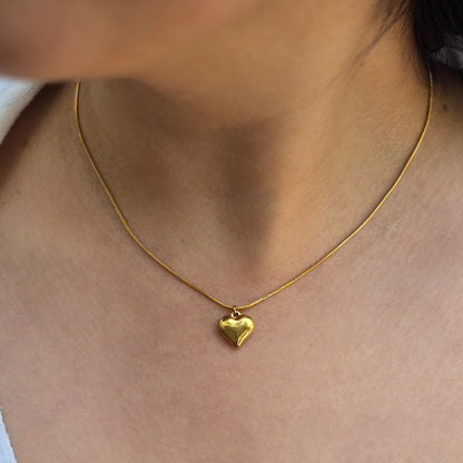 Heart - Gold Accent Necklace