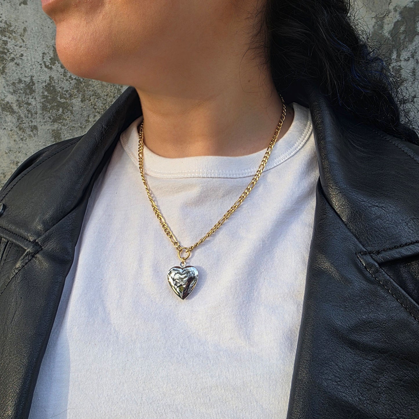 Charm - Gold & Stainless Steel Locket