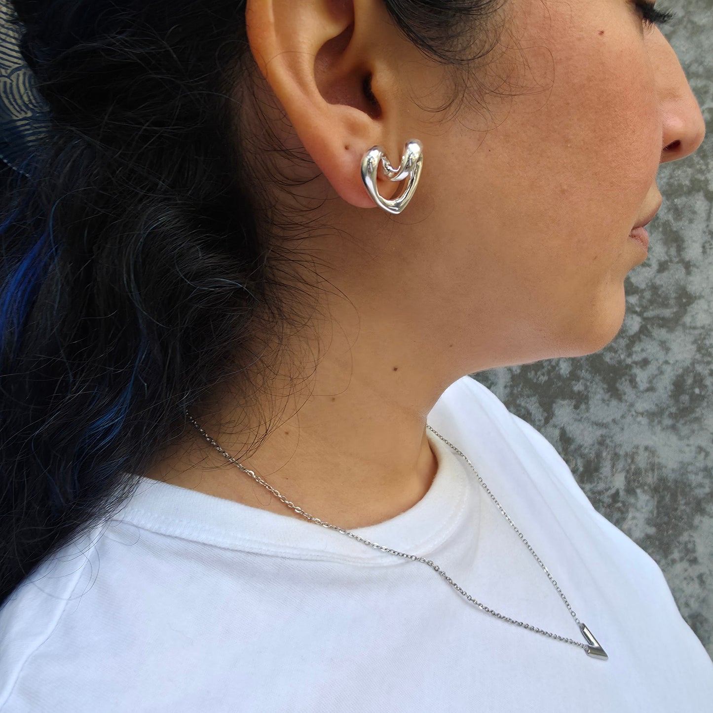 Valentin Sterling Silver Earring