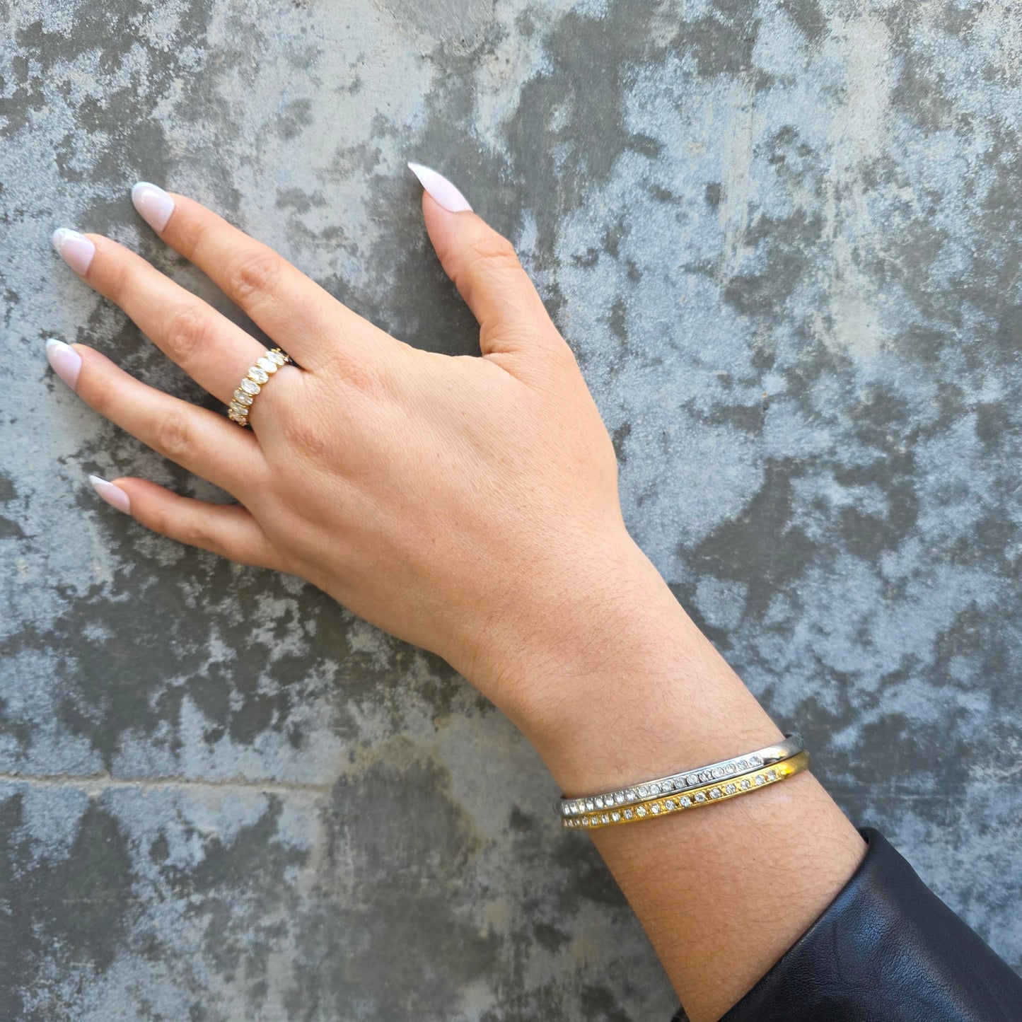 Pure - Gold and Cubic Zirconia Bracelet