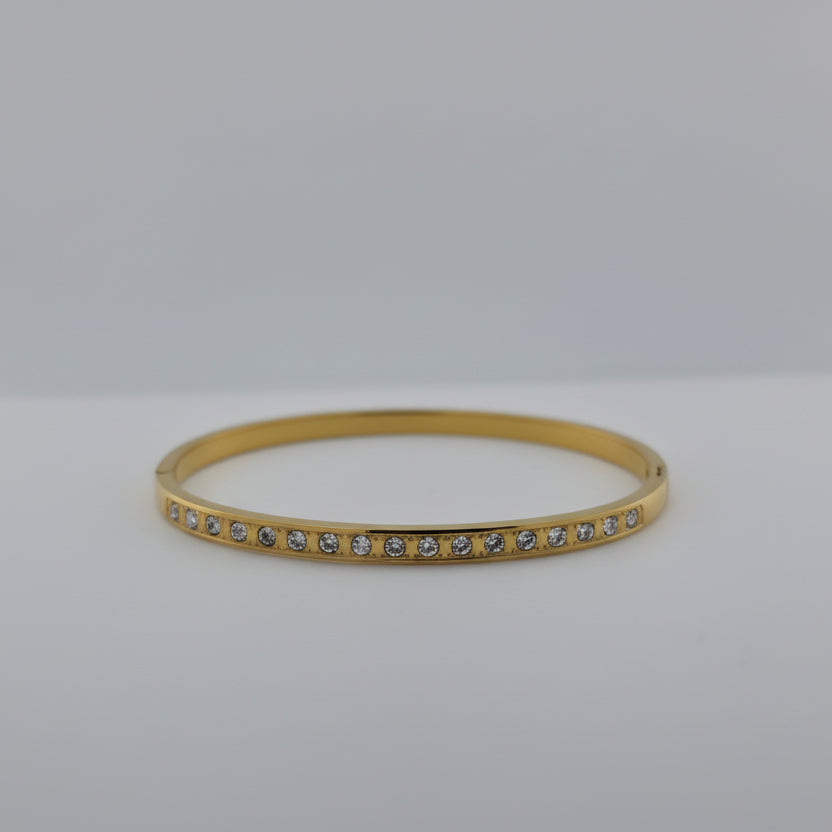 Pure - Gold and Cubic Zirconia Bracelet