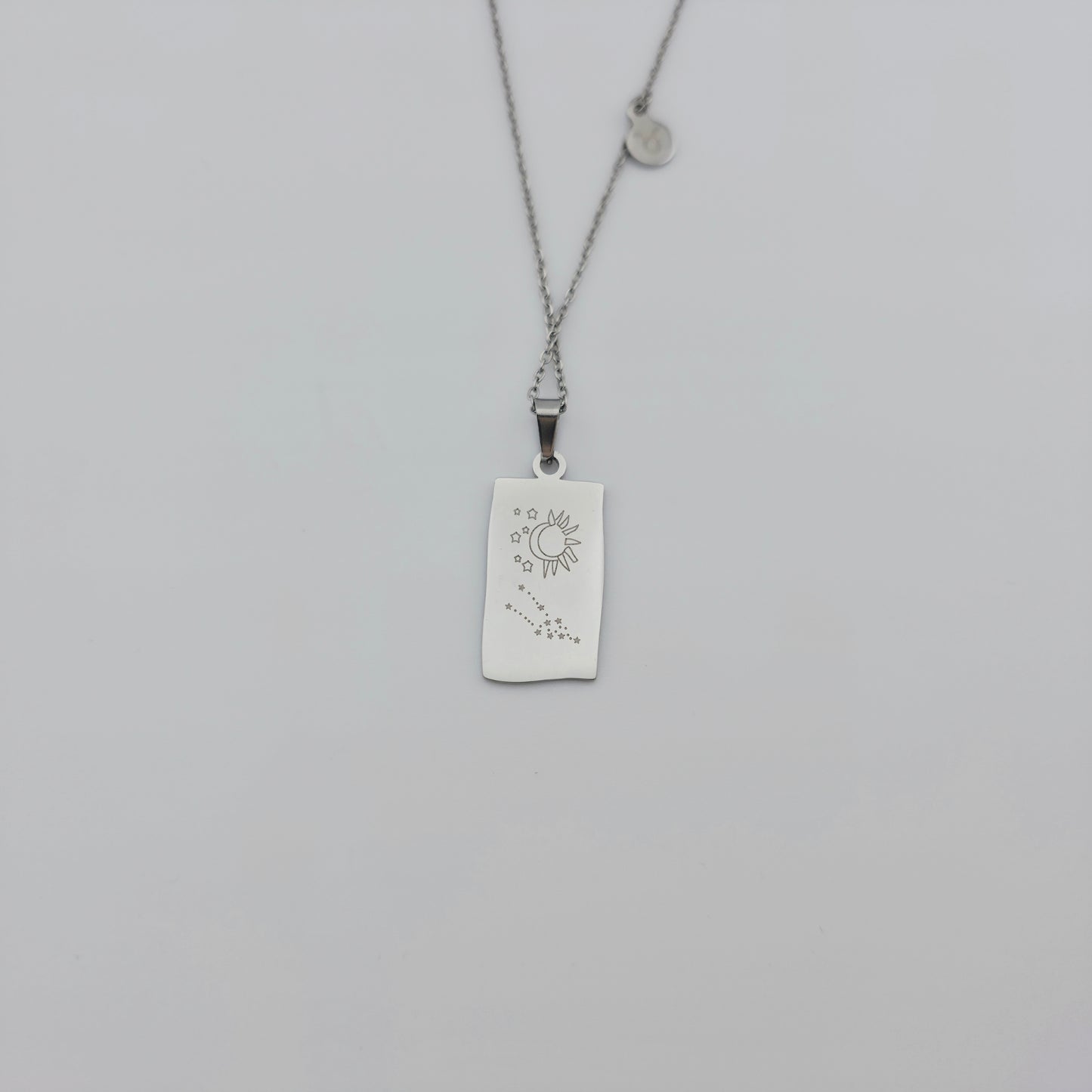 Star Chart - Gold Engraved Necklace