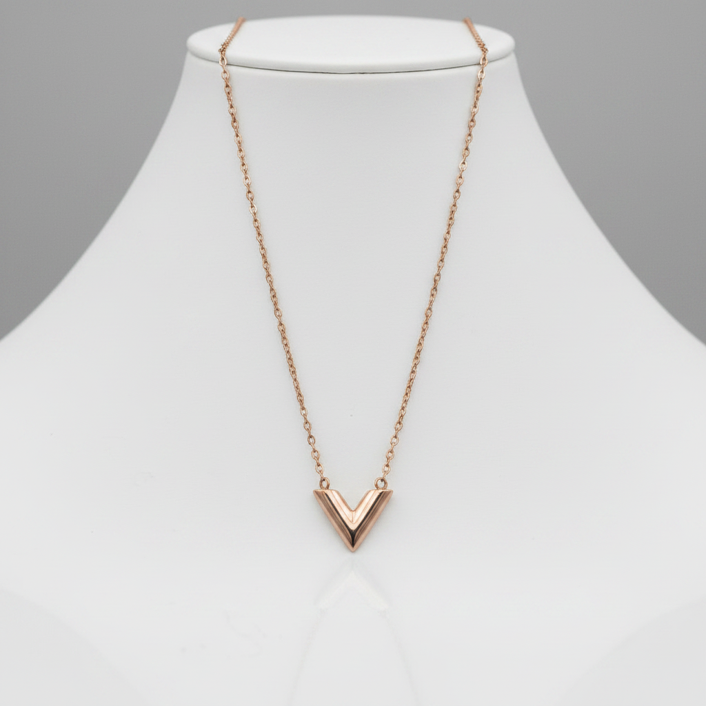 Arrow Rose -  Rose Gold Necklace