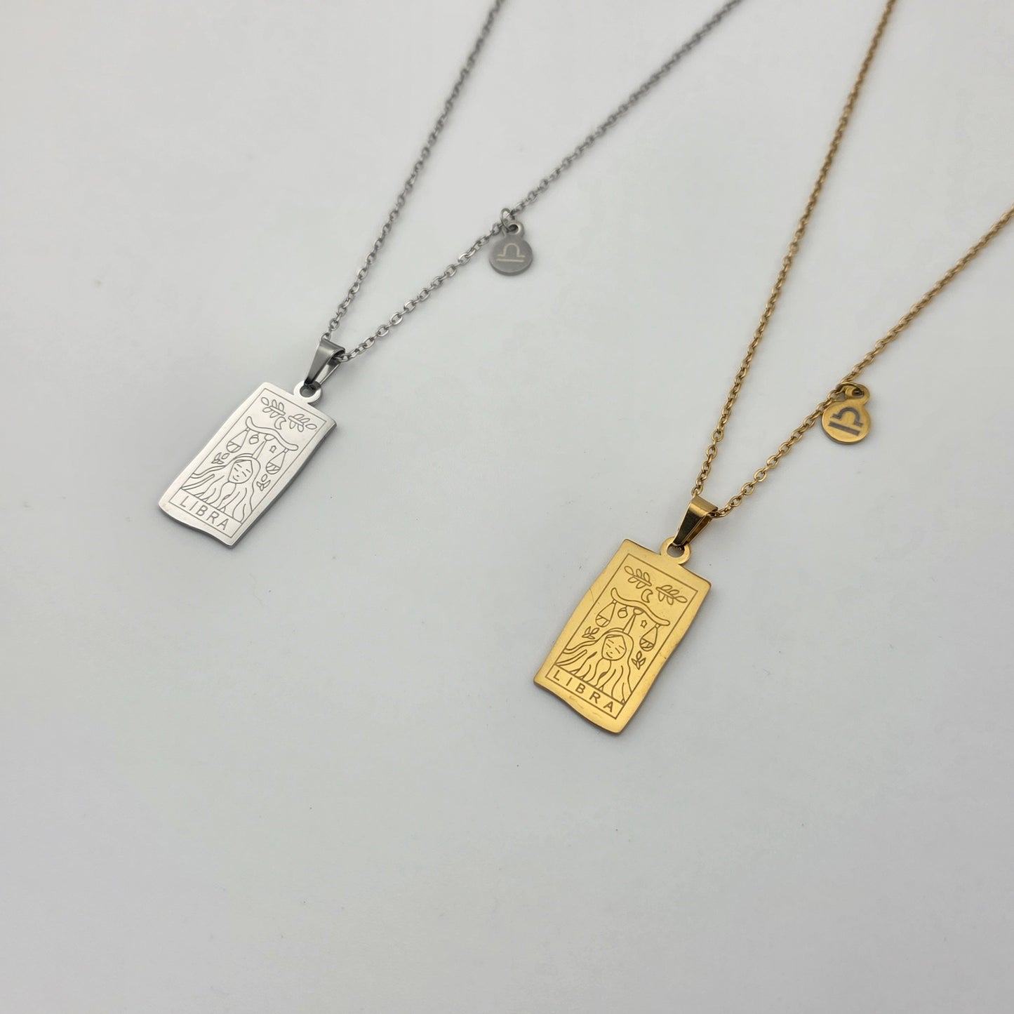 Star Chart - Gold Engraved Necklace