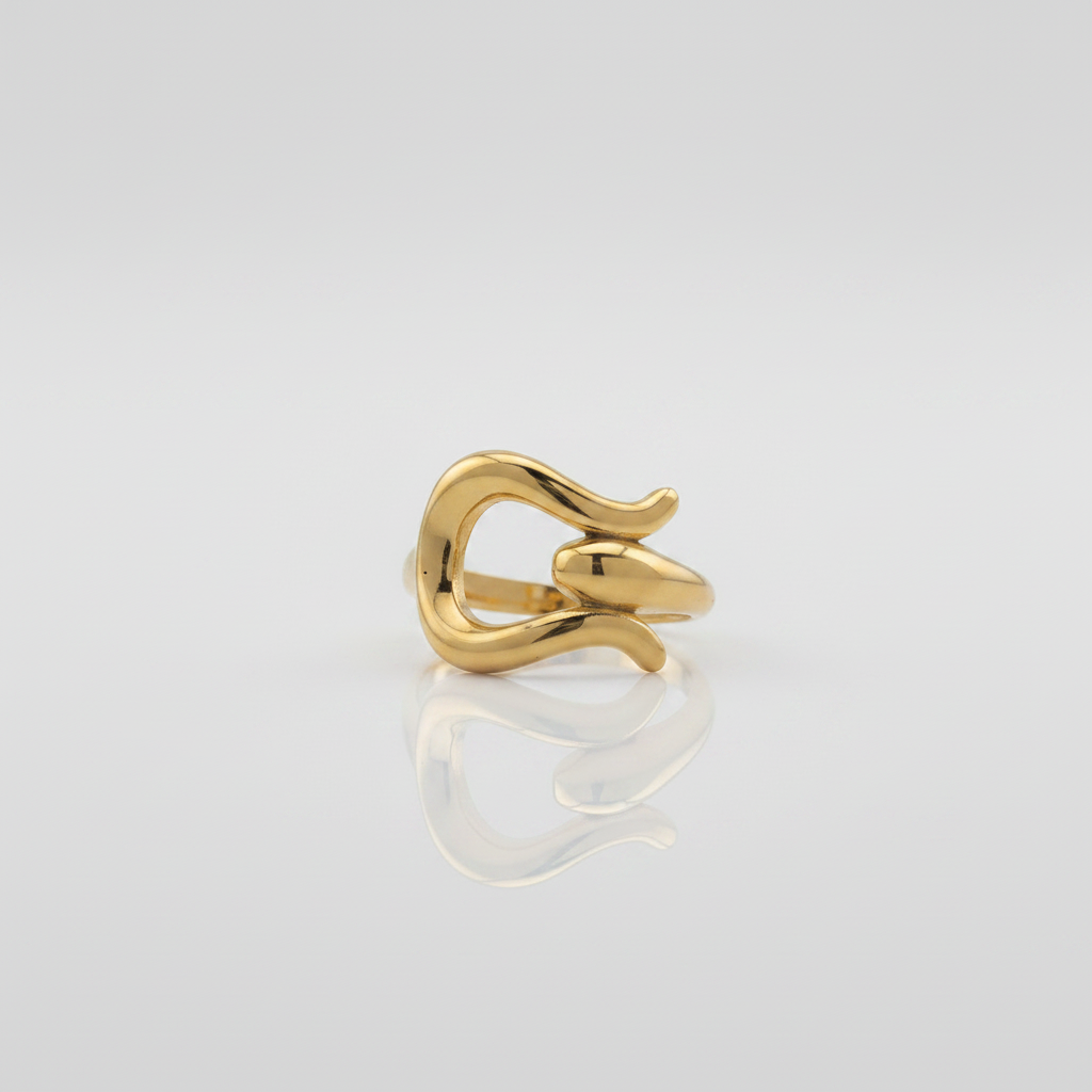Buckle - Gold Adjustable Ring