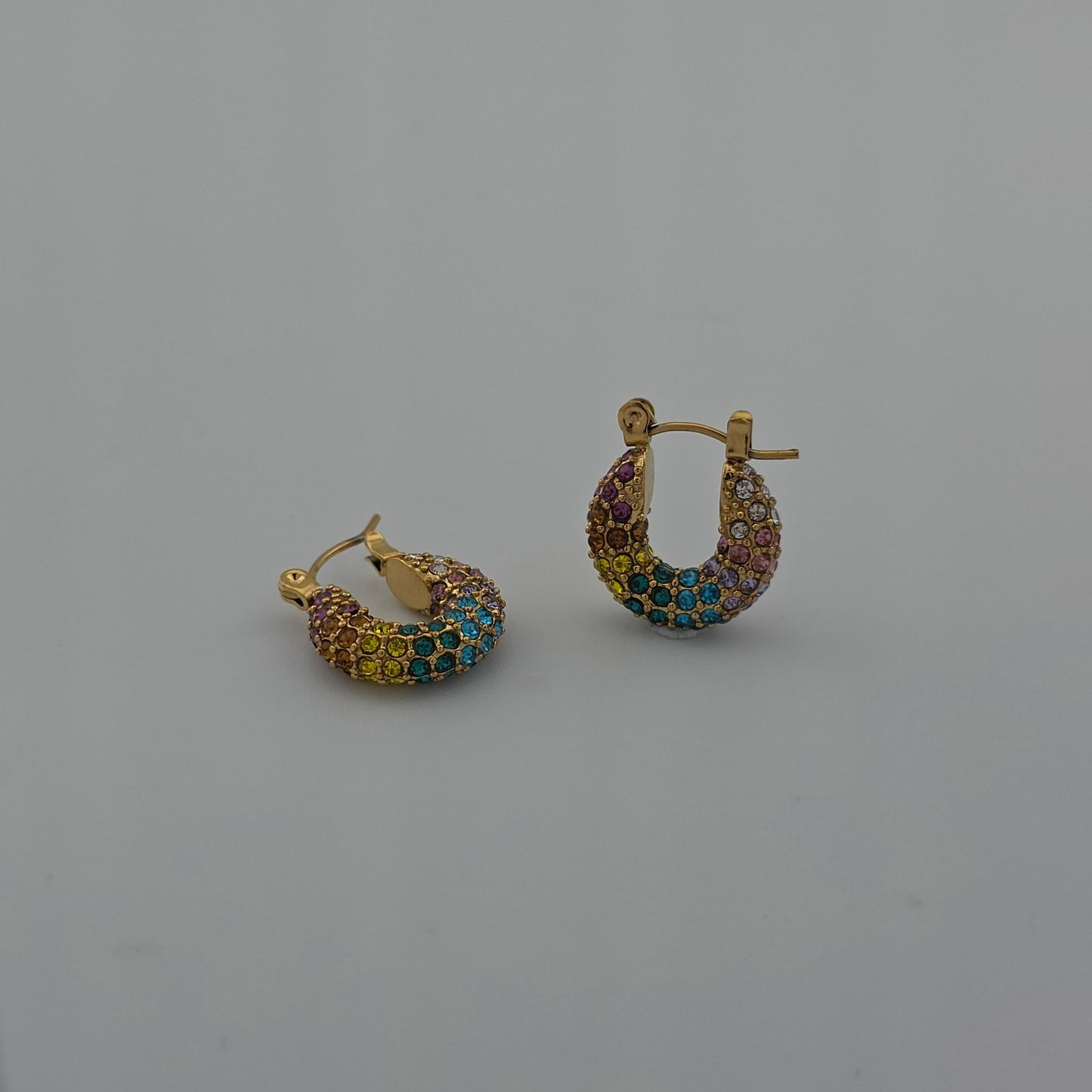 Vibes - Gold & Cubic Zirconia Earrings