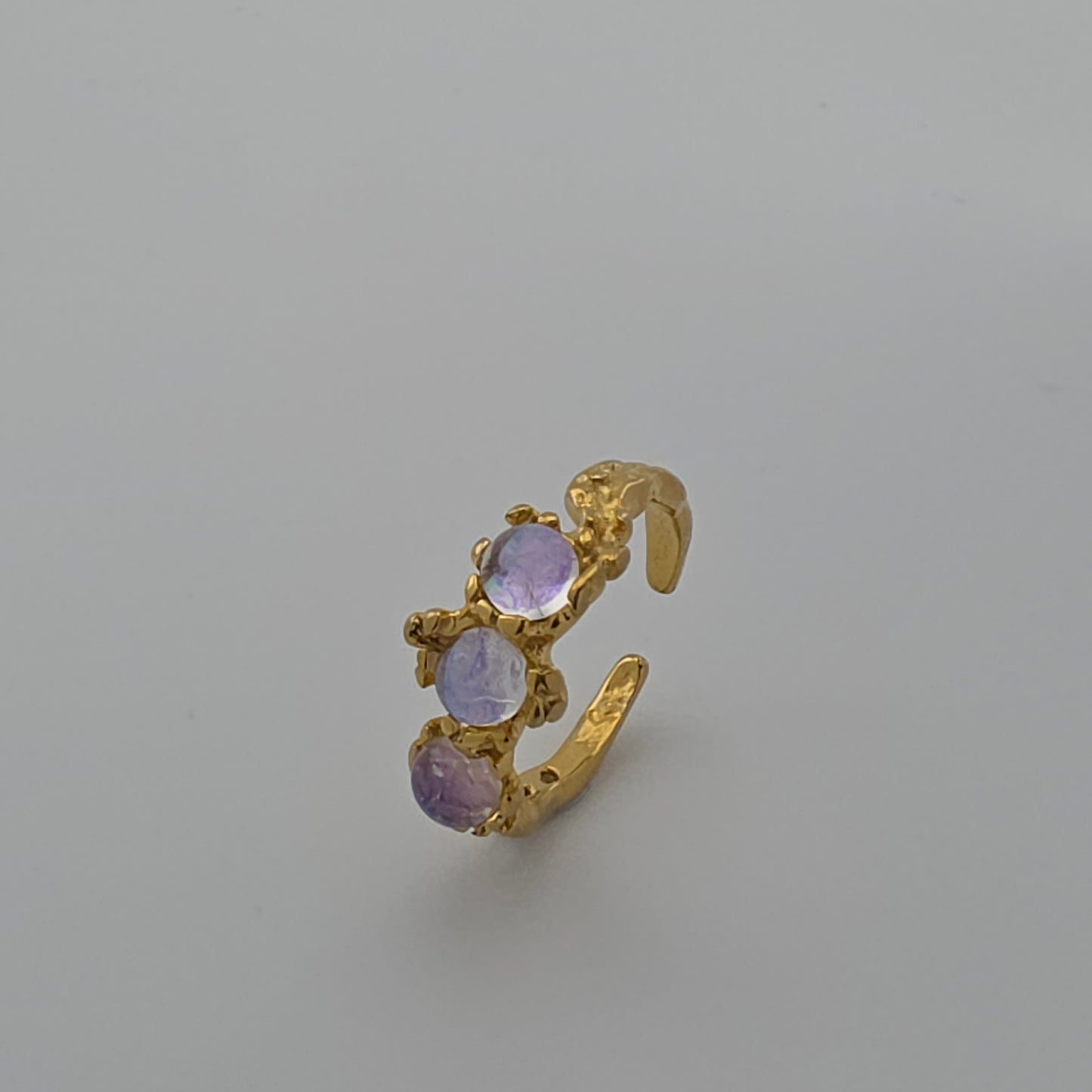 Reef - Gold & Stone Adjustable Ring