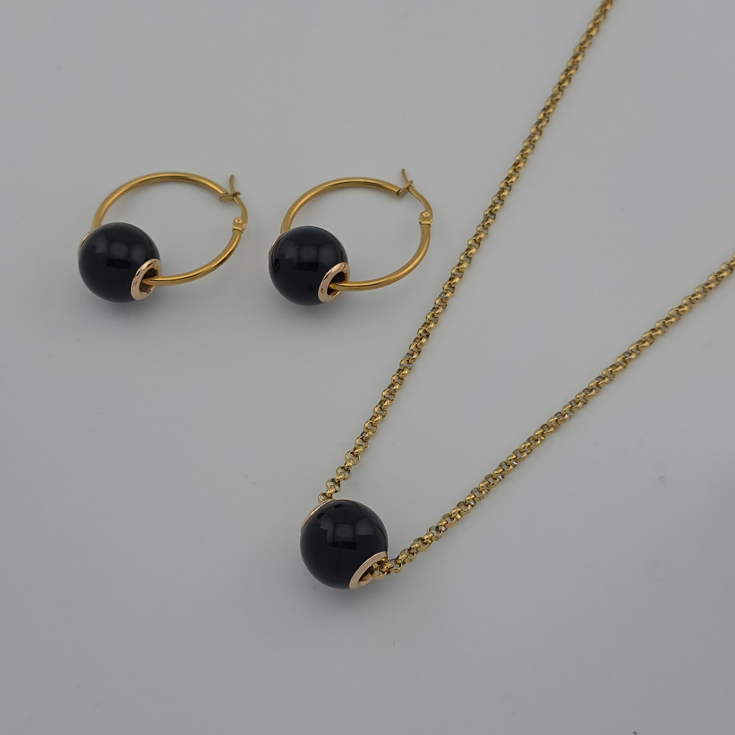 Tidal - Gold & Pearl Beads Earrings