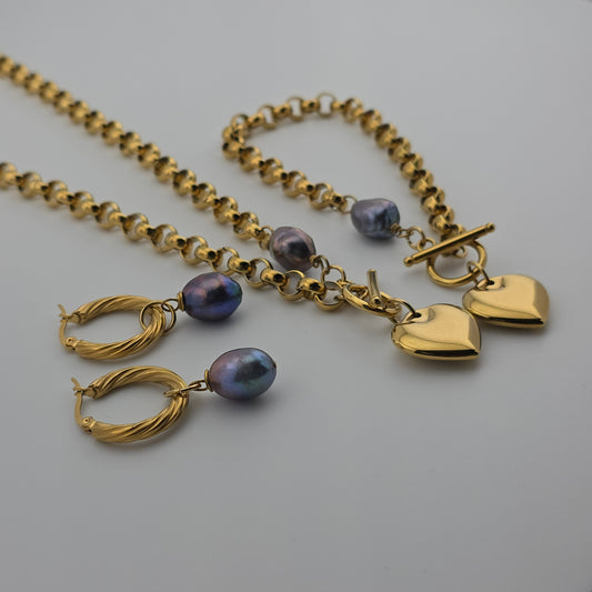 Bay - Gold & Baroque Pearls