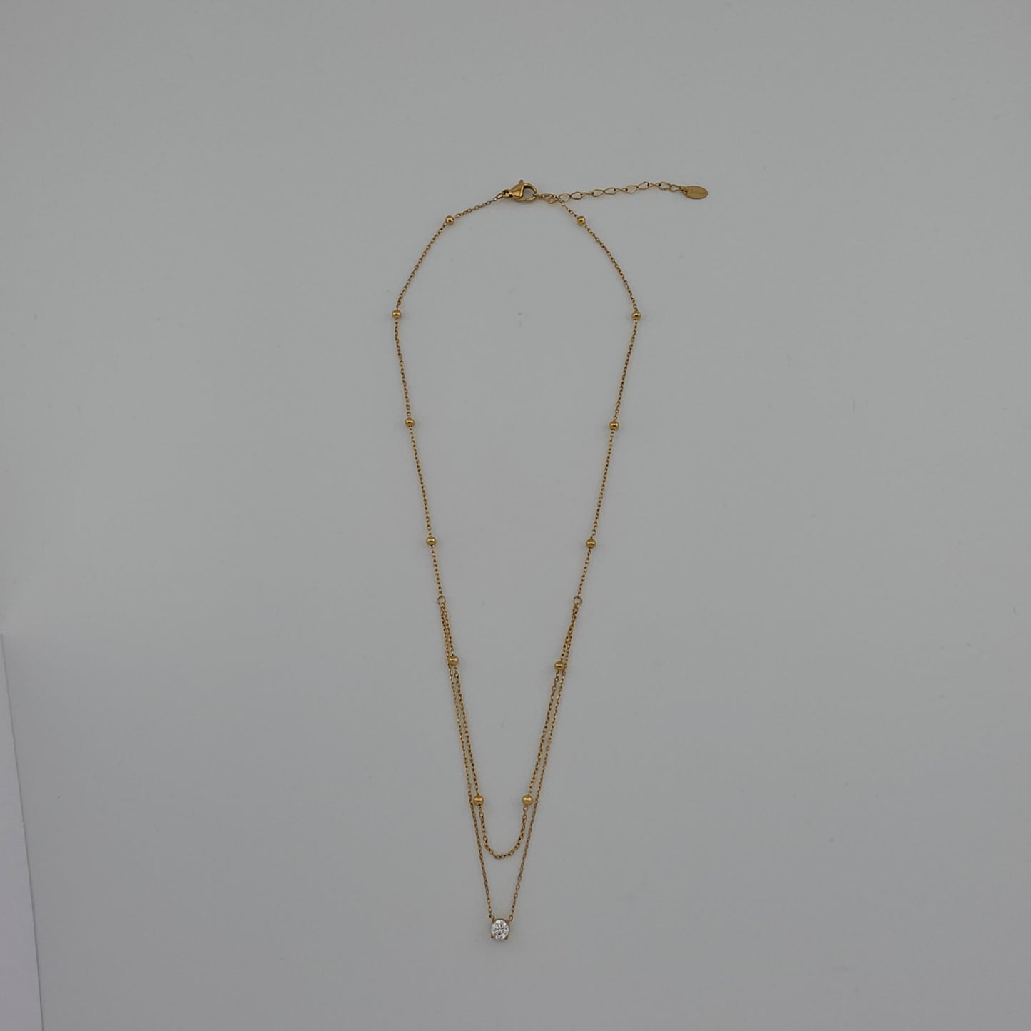Bliss - Gold & Cubic Zirconia Layered Necklace