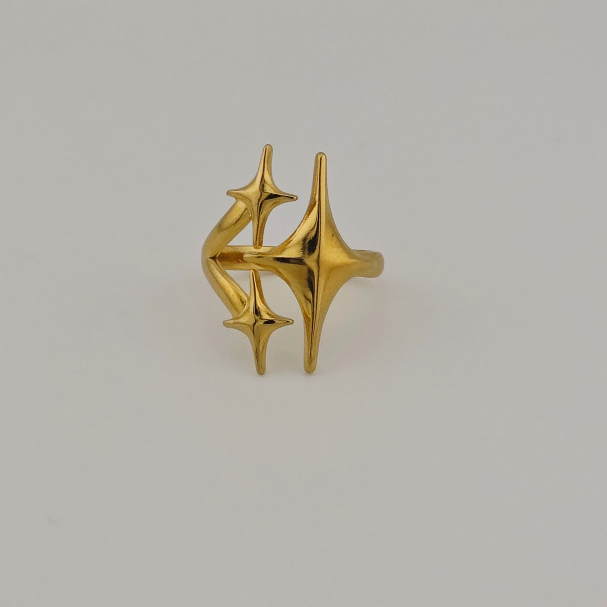The Stars - Gold Adjustable Ring