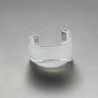 Athens - Asymmetric ChunkyStainless Steel Cuff Bracelet