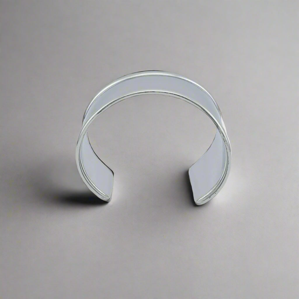Athens - Asymmetric Chunky Stainless Steel Cuff Bracelet 2