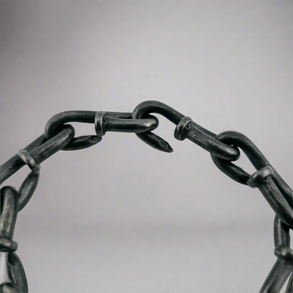 Bent - Black Nails Vintage Stainless Steel Bracelet