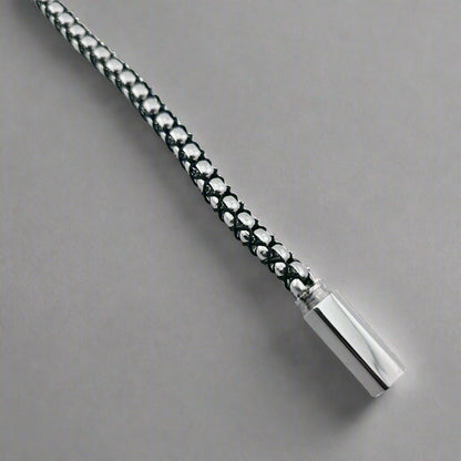 Marlon - Cotton Rope Hand-Braided Stainless Steel Bracelet