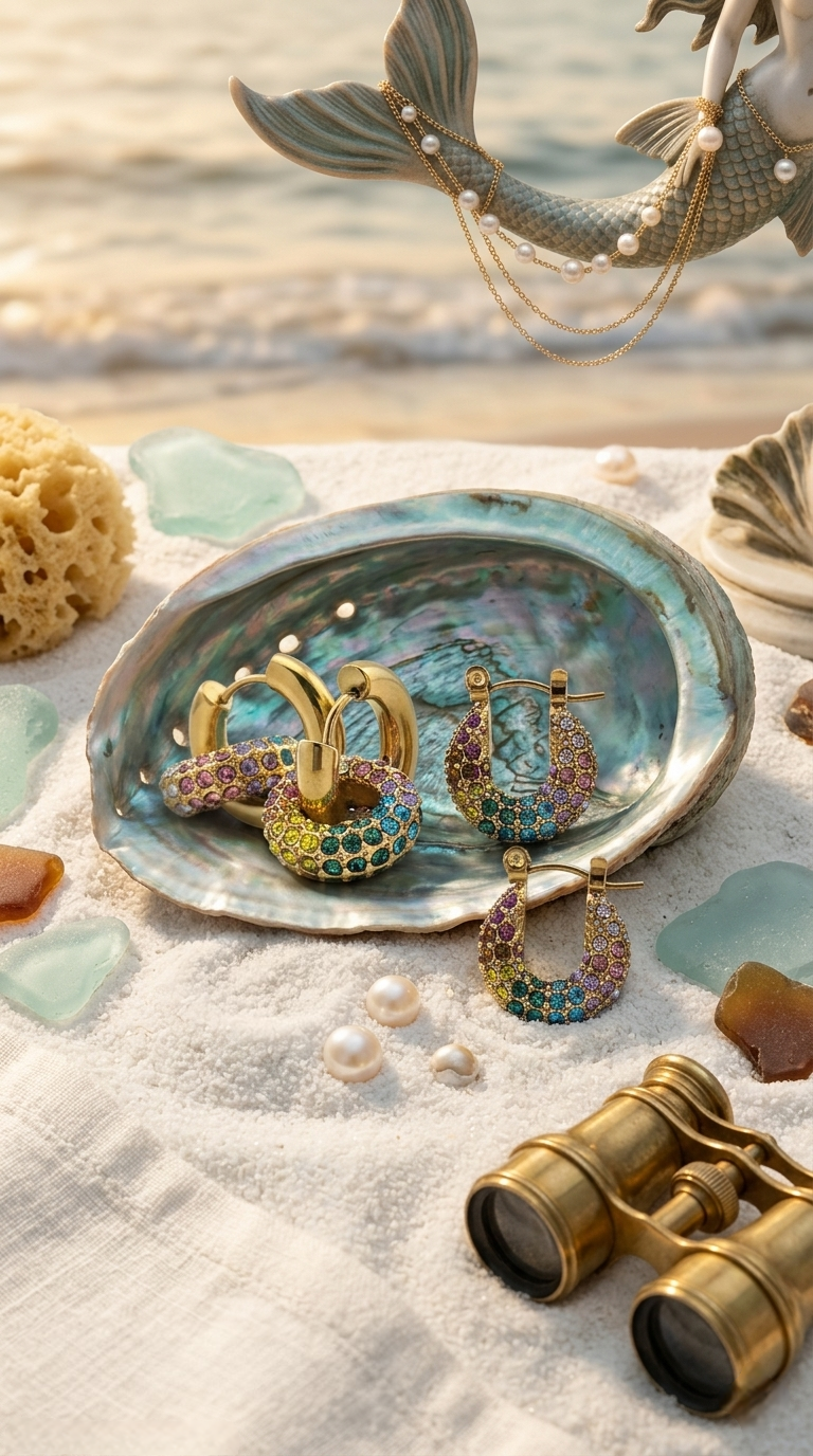 Vibes - Gold & Cubic Zirconia Earrings