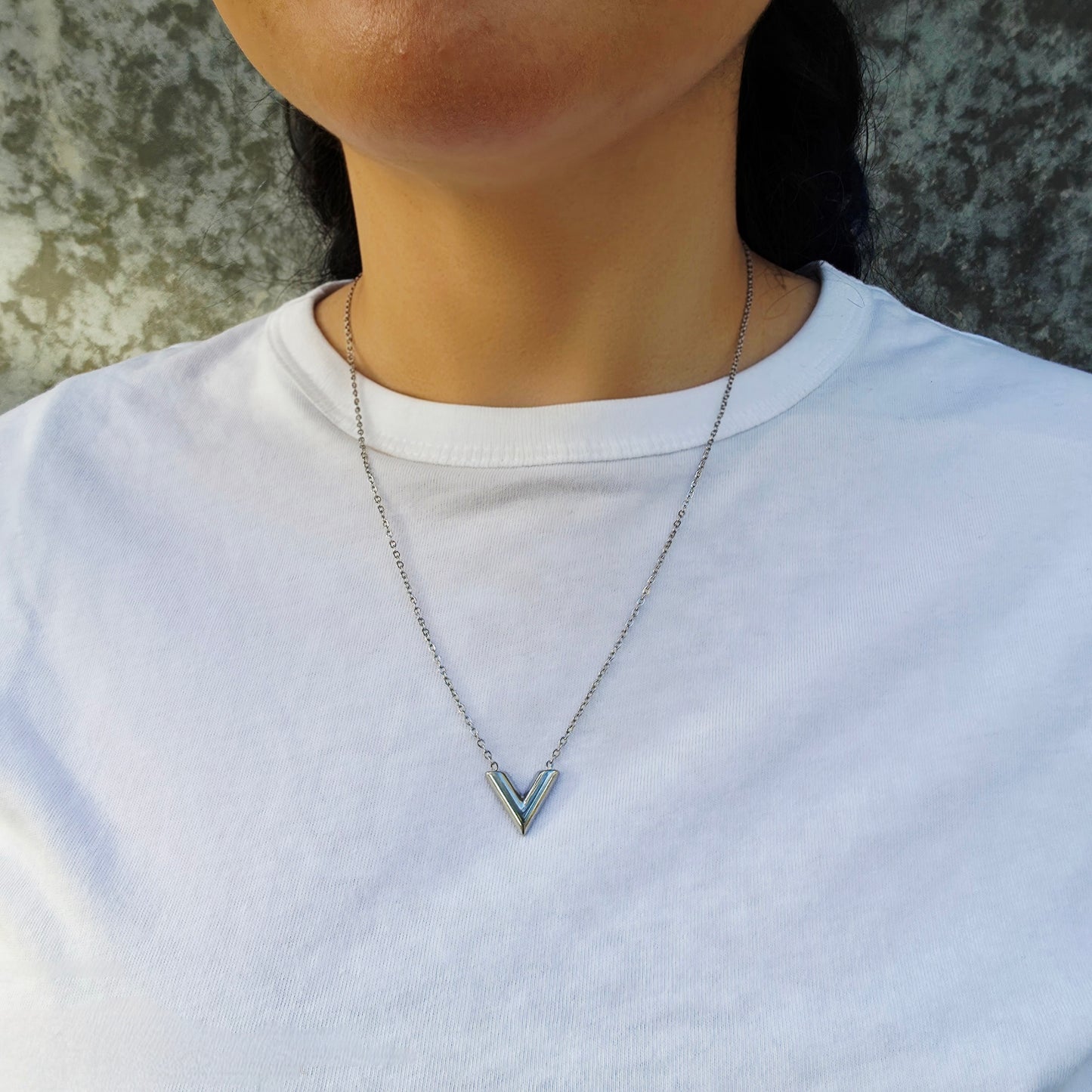 Silver Arrow - Stainless Steel Necklace