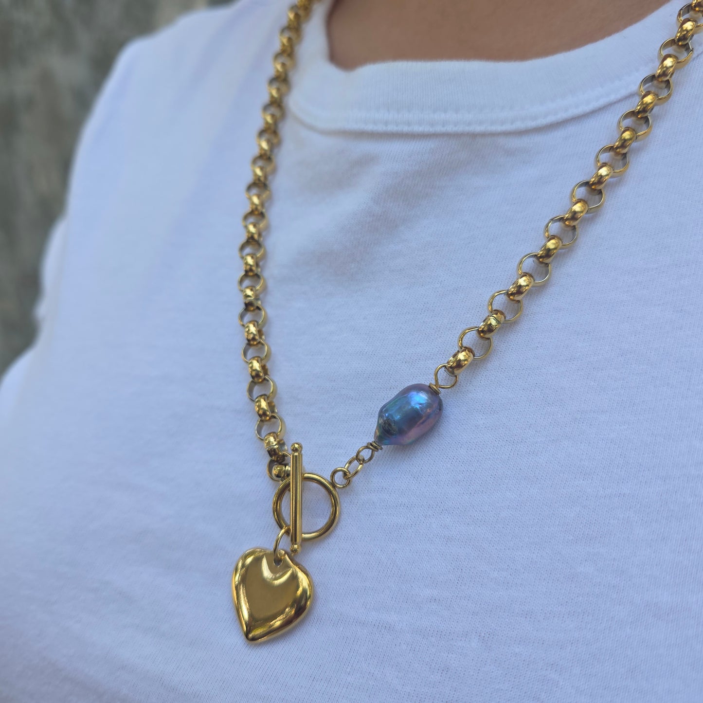 Bay - Gold & Baroque Pearls