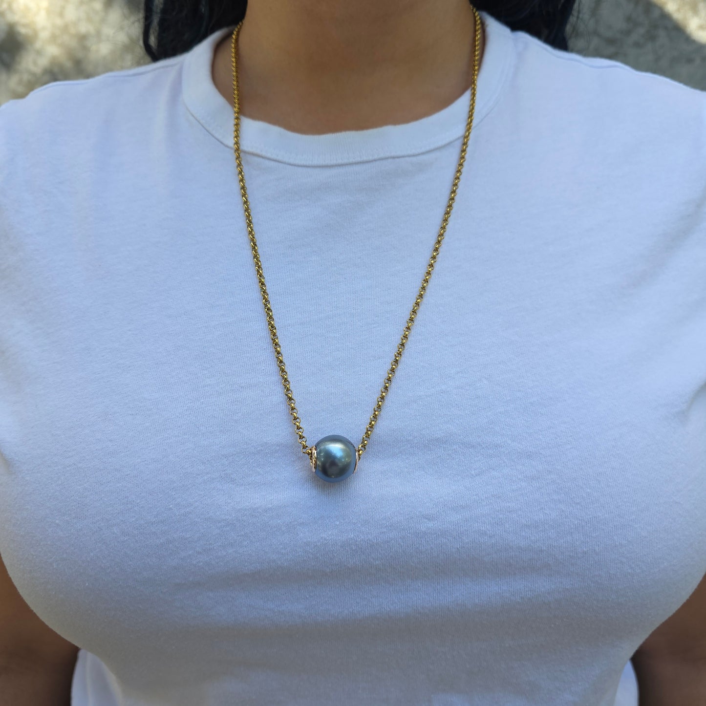 Tidal - Gold & Pearl Beads Earrings